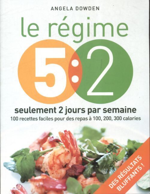 Le régime 5:2 - Angela Dowden - Livre