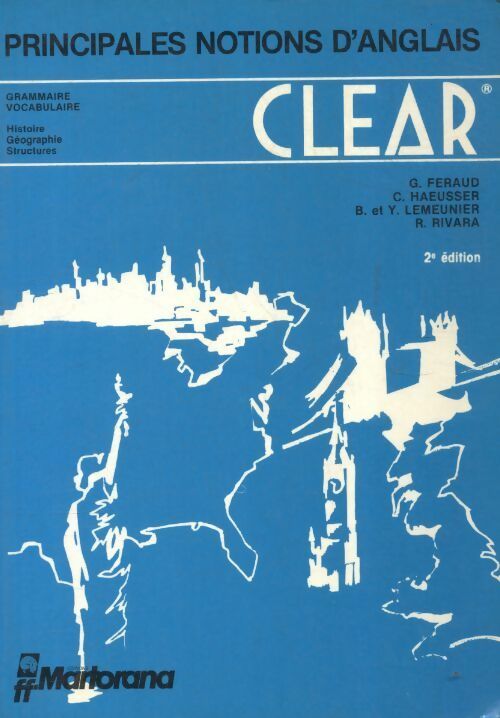 Livrenpoche : Clear pricipales notions d'anglais - Collectif - Livre