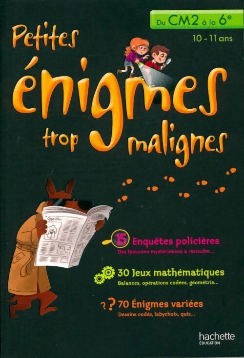 Livrenpoche : Petites énigmes trop malignes. Du CM2 à la 6e - Eric Berger - Livre