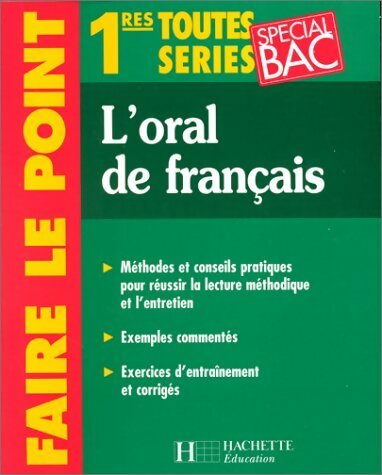 Livrenpoche : L'oral de français toutes séries - Isabelle De Lisle - Livre