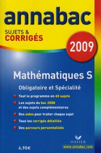 Livrenpoche : Mathématiques S, enseignement obligatoire et de spécialité, sujets - Richard Bréhéret - Livre