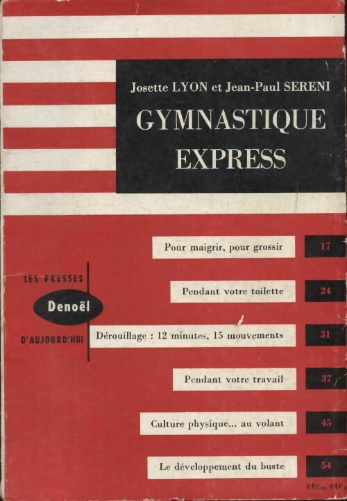 Livrenpoche : Gymnastique express - Josette Lyon - Livre