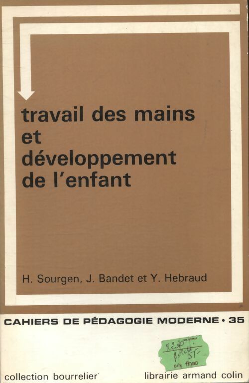 Livrenpoche : Travail des mains et développement de l'enfant - Collectif - Livre