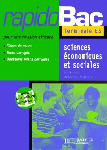 Livrenpoche : Sciences économiques et sociales Terminale ES - Collectif - Livre