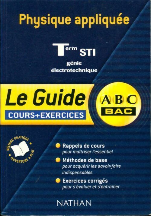 Physique appliquée Terminale STI - Didier Geoffroy -  Le guide ABC - Livre