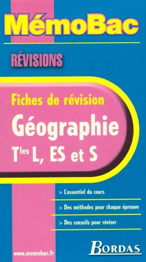 Livrenpoche : Géographie Terminales L, ES et S - Dominique Beaucire - Livre