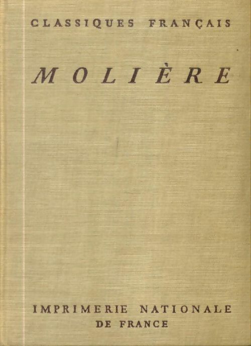 Livrenpoche : Oeuvres complètes Tome III - Molière - Livre