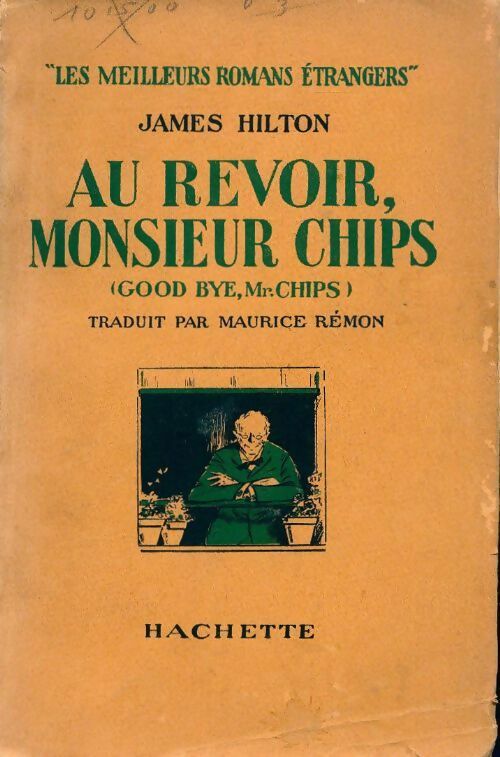 Livrenpoche : Au revoir, M. Chips - James Hilton - Livre