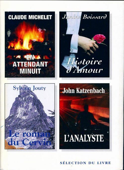 Livrenpoche : En attendant minuit / Histoire d'amour / L'analyste / Le roman du Cervin - Collectif - Livre