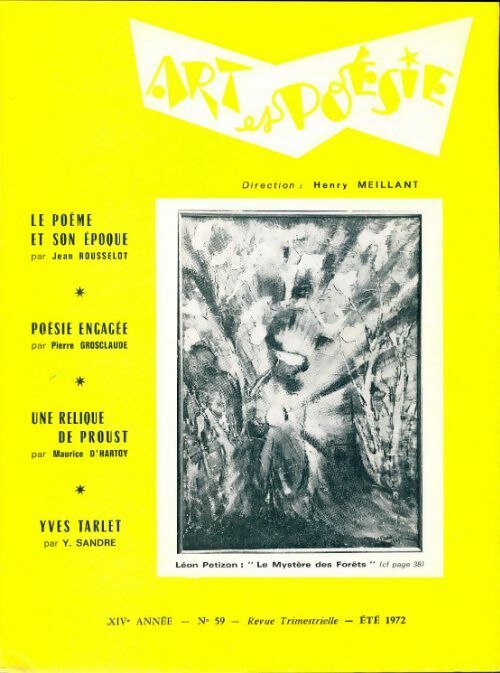 Art et poésie n°59 - Collectif -  Art et poésie - Livre