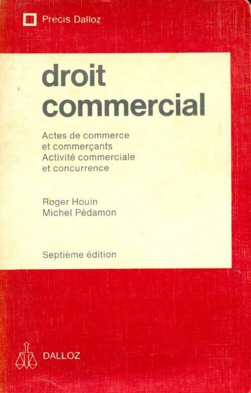 Livrenpoche : Droit commercial - Roger Houin - Livre