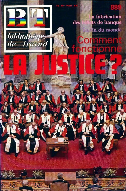 Livrenpoche : Bibliothèque de travail n° 889 : Ccomment fonctionne la justice ? - Collectif - Livre