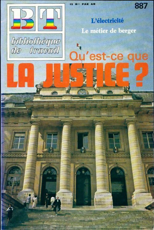 Livrenpoche : Bibliothèque de travail n°887 : Qu'est-ce que la justice ? - Collectif - Livre