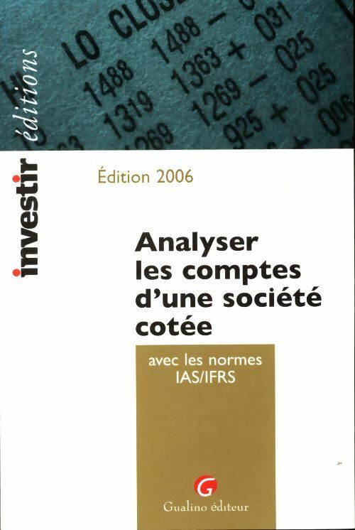 Livrenpoche : Analyser les comptes d'une société cotée - Collectif - Livre