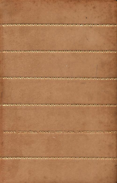 Livrenpoche : Oeuvres de Shakespeare Tome IV - William Shakespeare - Livre