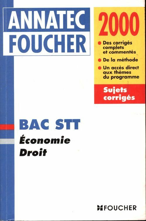 Livrenpoche : Droit économie bac STT - M. Lévêque - Livre