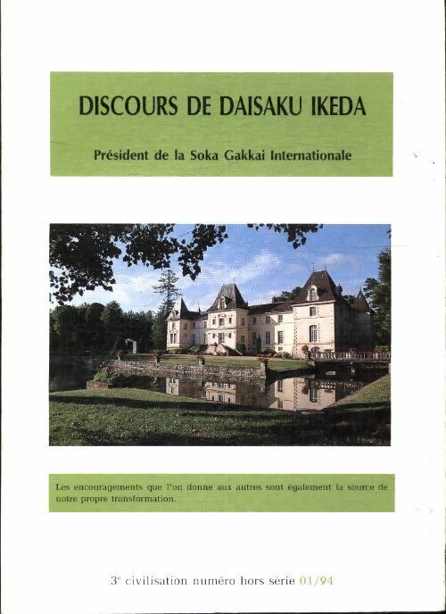 Livrenpoche : Discours de Daisaku Ikeda janvier 1994 - Daisaku Ikeda - Livre