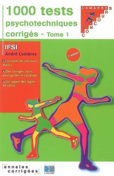Livrenpoche : 1000 tests psychotechniques corrigés Tome I - Collectif - Livre