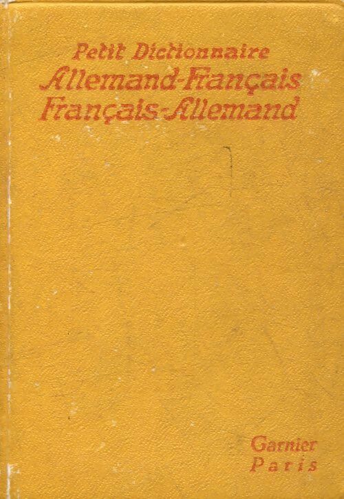 Livrenpoche : Petit dictionnaire allemand-français / Français-allemand - J Servotte - Livre