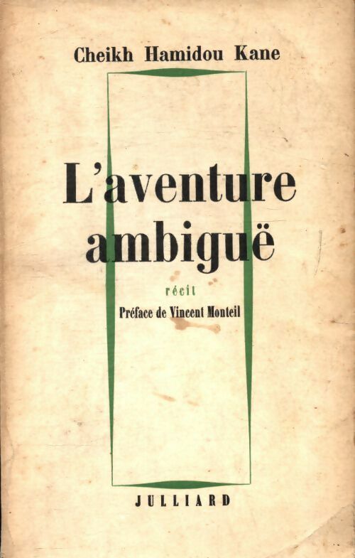 Livrenpoche : L'aventure ambiguë - Cheikh Amidou Kane - Livre