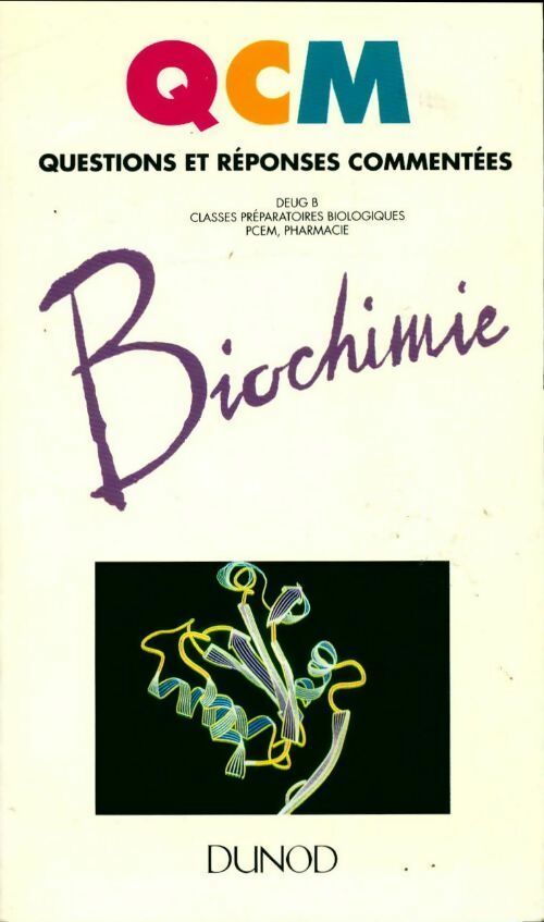 Livrenpoche : Biochimie Deug B, classes préparatoires biologiques PCEM, pharmacie - Adrien Binet - Livre
