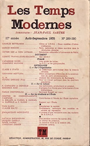 Livrenpoche : Les temps modernes n°283 - Collectif - Livre