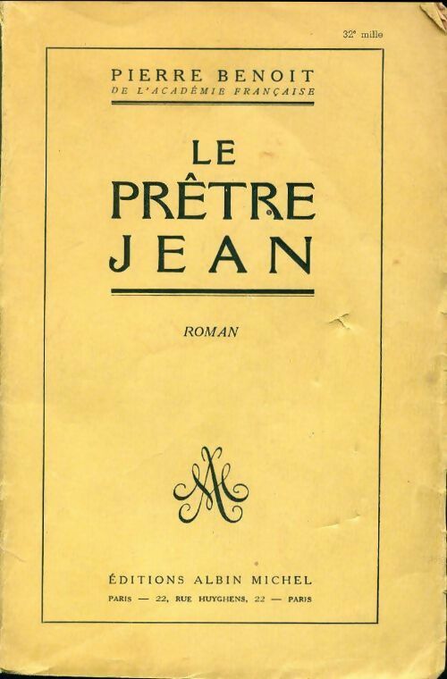 Livrenpoche : Le prêtre jean - Pierre Benoit - Livre