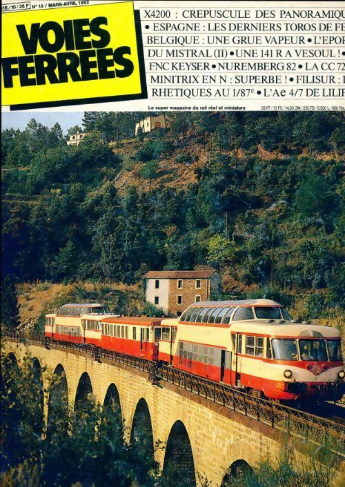 Livrenpoche : Voies ferrées n°10 : X4200 / Espagne / Belgique / ... - Collectif - Livre