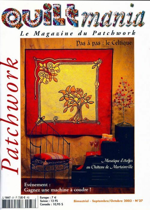 Livrenpoche : Quiltmania n°37 : Le celtique - Collectif - Livre