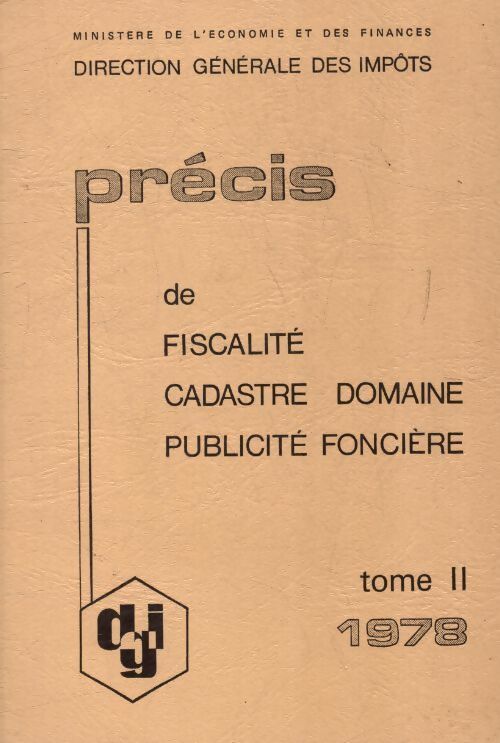Livrenpoche : Précis de fiscalité Tome II - Collectif - Livre