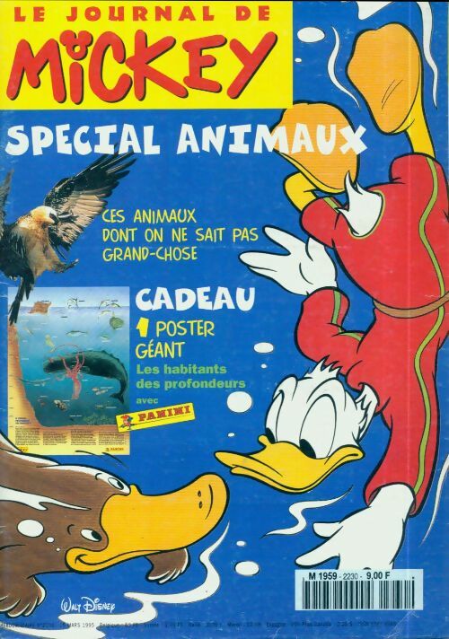 Livrenpoche : Le journal de Mickey n°2230 : Spécial animaux - Collectif - Livre