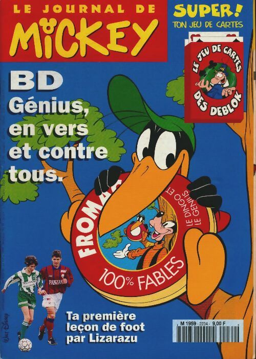 Livrenpoche : Le journal de Mickey n°2234 : Génius, en vers et contre tous - Collectif - Livre