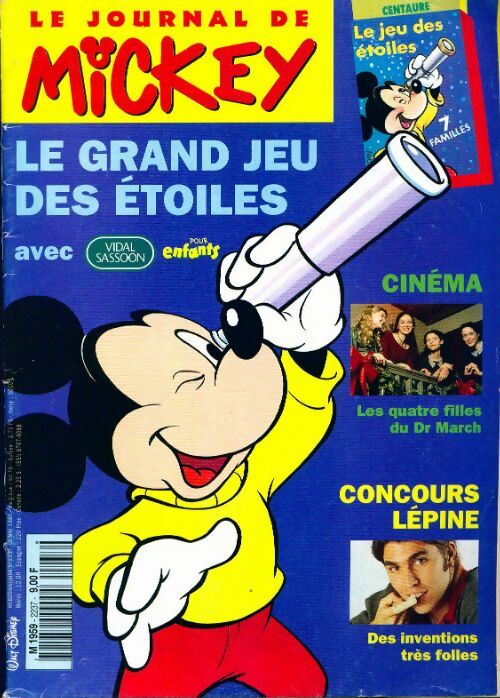 Livrenpoche : Le journal de Mickey n°2237 : Le grand jeu des étoiles - Collectif - Livre