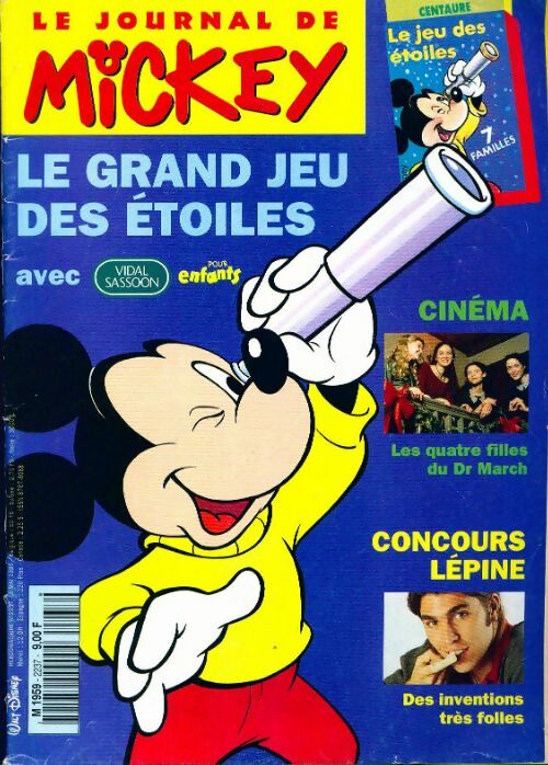 Le journal de Mickey n°2237 : Le grand jeu des étoiles - Collectif -  Le journal de Mickey - Livre