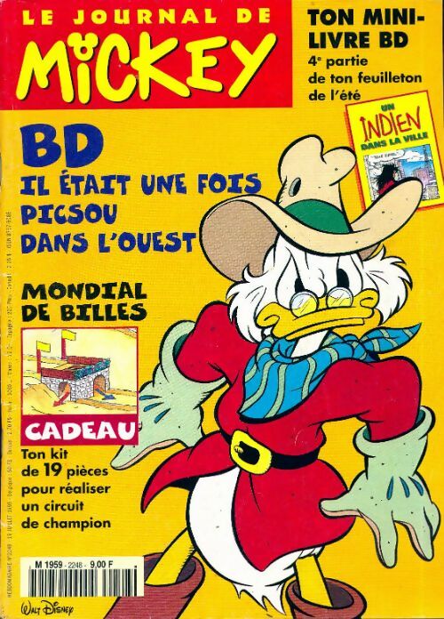 Livrenpoche : Le journal de Mickey n°2248 : Il était une fois Picsou dans l'ouest - Collectif - Livre