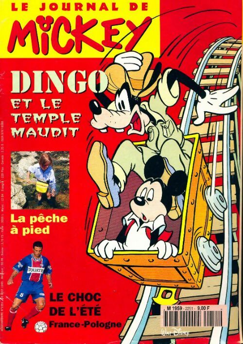 Le journal de Mickey n°2251 : Dingo et le temple maudit - Collectif -  Le journal de Mickey - Livre