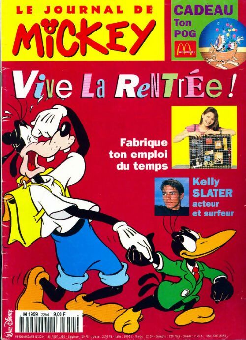Livrenpoche : Le journal de Mickey n°2254 : Vive la rentrée ! - Collectif - Livre