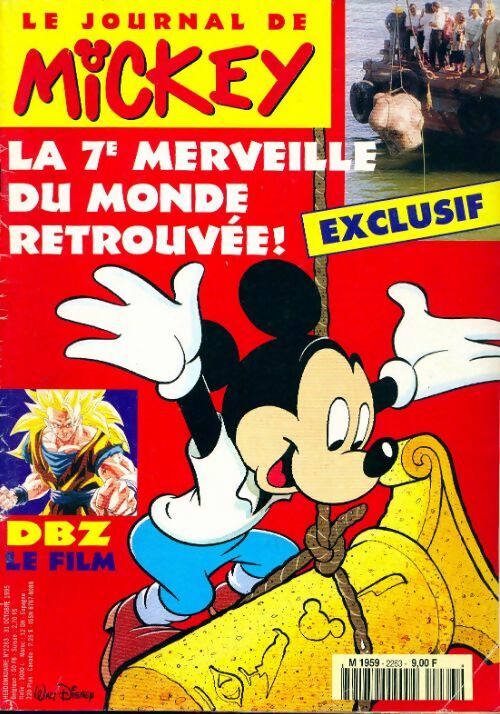 Livrenpoche : Le journal de Mickey n°2263 : La 7e merveille du monde retrouvée ! - Collectif - Livre