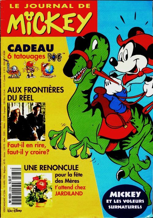 Livrenpoche : Le journal de Mickey n°2286 : Mickey et les voleurs surnaturels - Collectif - Livre