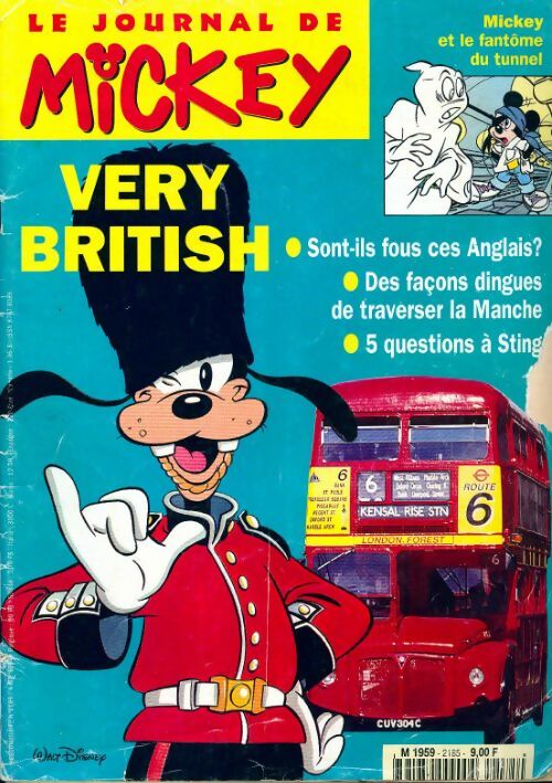 Livrenpoche : Le journal de Mickey n°2185 : Very British - Collectif - Livre