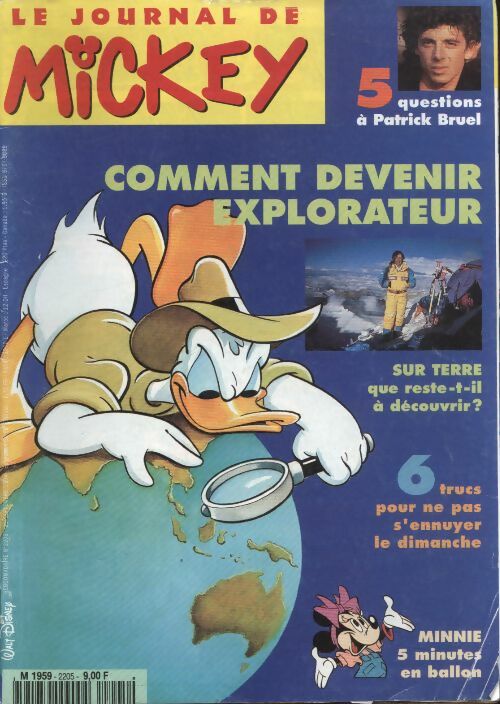 Livrenpoche : Le journal de Mickey n°2205 : Comment devenir explorateur - Collectif - Livre