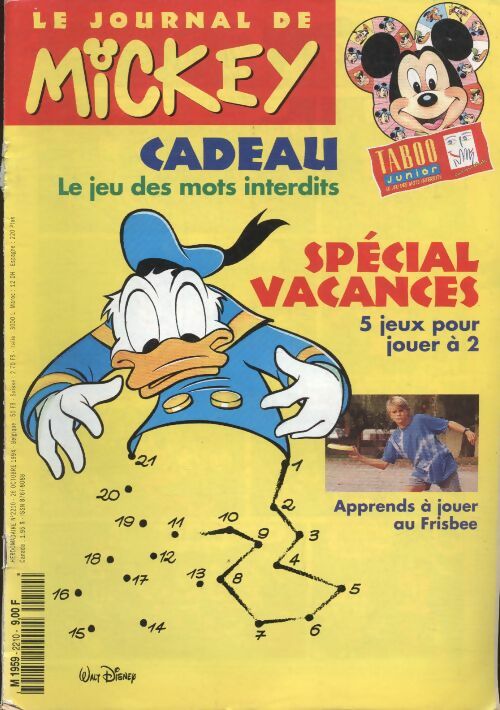 Livrenpoche : Le journal de Mickey n°2210 : Spécial vacances - Collectif - Livre