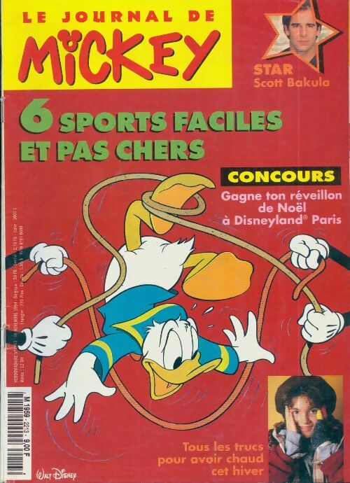 Livrenpoche : Le journal de Mickey n°2213 : 6 sports faciles et pas chers - Collectif - Livre