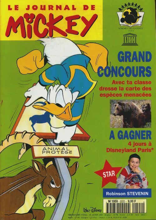 Livrenpoche : Le journal de Mickey n°2222 - Collectif - Livre
