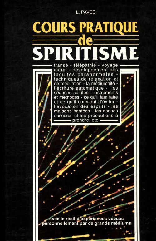 Livrenpoche : Cours pratique de spiritisme - L. Pavesi - Livre