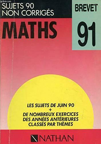 Livrenpoche : Maths sujets 90 non corrigés - Collectif - Livre