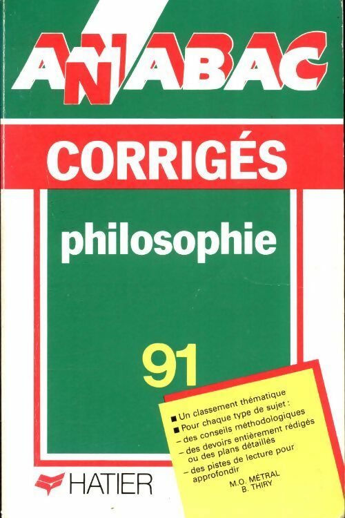 Livrenpoche : Philosophie Bac 91 corrigés - Collectif - Livre