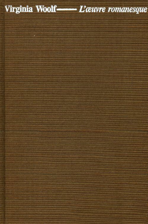 Livrenpoche : L'oeuvre romanesque Tome III - Virginia Woolf - Livre
