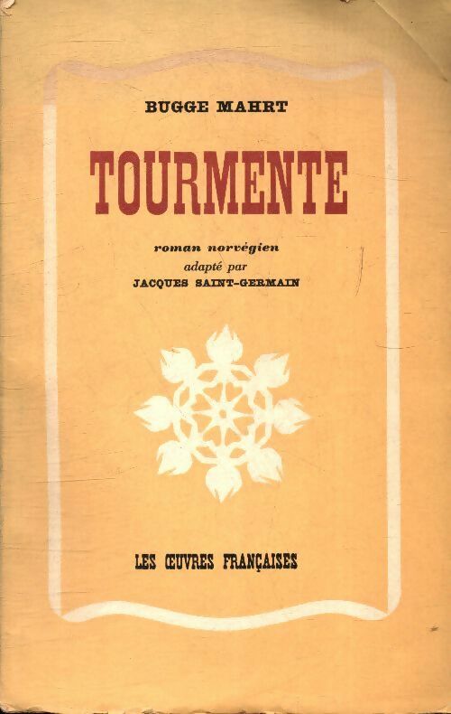 Livrenpoche : Tourmente  - Bugge Mahrt - Livre