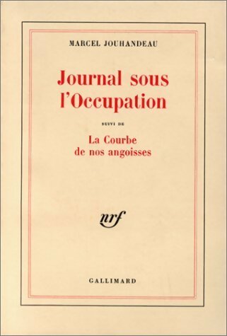 Livrenpoche : Journal sous l'occupation - Marcel Jouhandeau - Livre